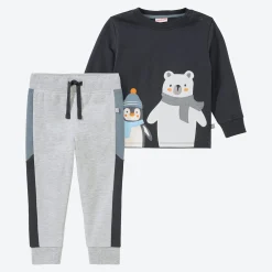 NKD Baby-Jungen-Set mit Stickerei, 2-teilig