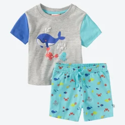 NKD Baby-Jungen-Set mit Wal-Motiv, 2-teilig