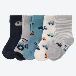 NKD Baby-Jungen-Socken, 5er-Pack
