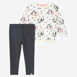 NKD Baby-Mädchen-Set mit Sweatshirt, 2-teilig