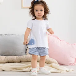 NKD Baby-Mädchen-Set mit Wal-Motiv, 2-teilig