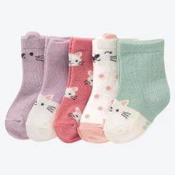 NKD Baby-Mädchen-Socken, 5er-Pack