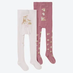 NKD Baby-Mädchen-Strumpfhose mit Waldtier-Motiv, 2er-Pack