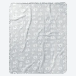 NKD Baby-Newborn-Fleece-Decke mit Elefantenprägung, ca. 75x95cm
