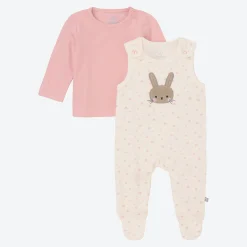 NKD Baby-Newborn-Mädchen-Strampler-Set mit Hasen-Motiv, 2-teilig