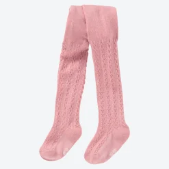 NKD Baby-Newborn-Mädchen-Strickstrumpfhose mit Jaquard-Muster
