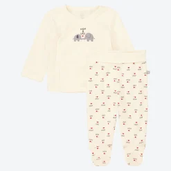 NKD Baby-Newborn-Set mit Wickelshirt und Hose, 2-teilig