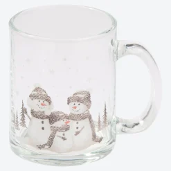 NKD Becher mit Schneemann-Motiv, ca. 320 ml