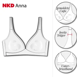 Damen NKD Bügelloser Damen-BH, -ANNA
