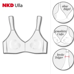Damen NKD Bügelloser Damen-BH, -ULLA