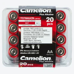 NKD Camelion Batterien Größe AA, 20er-Pack