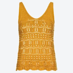 Damen NKD Damen-Ajour-Strick-Top aus Baumwolle