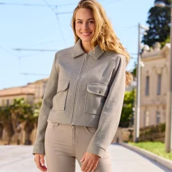 Damen NKD Damen-Blazer mit aufgesetzten Taschen