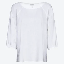 Damen NKD Damen-Bluse aus Viskose-Leinen-Mix
