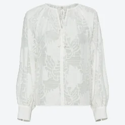 Damen NKD Damen-Bluse mit Ausbrenner-Design