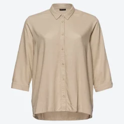 Damen NKD Damen-Bluse mit Leinen, große Größen