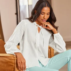 Damen NKD Damen-Bluse mit Lurex-Effektgarn