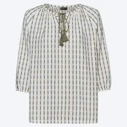 Damen NKD Damen-Bluse mit Schnürung am Ausschnitt