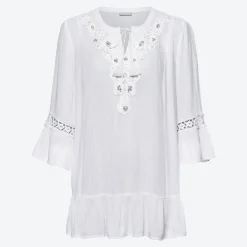 Damen NKD Damen-Bluse mit Trompetenärmeln