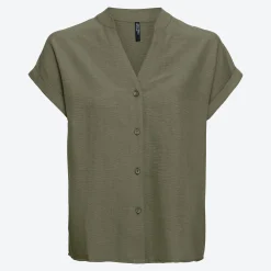 Damen NKD Damen-Bluse mit V-Ausschnitt