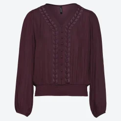 Damen NKD Damen-Bluse mit V-Ausschnitt