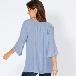 Damen NKD Damen-Bluse mit Volant am Ärmel