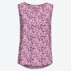 Damen NKD Damen-Bluse ohne Arm aus reiner Viskose
