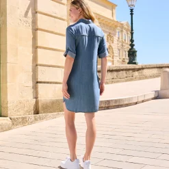 Damen NKD Damen-Blusenkleid aus Lyocell