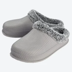 Damen NKD Damen-Clogs mit Kunstfelleinsatz