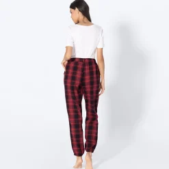 Damen NKD Damen-Flanellhose mit Karomuster