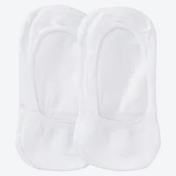 Damen NKD Damen-Füßlinge mit Anti-Rutschpad, 2er-Pack