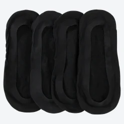 Damen NKD Damen-Füßlinge mit Baumwollsohle, 2er-Pack