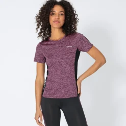 Damen NKD Damen-Funktions-T-Shirt in Mélange-Design