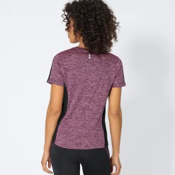 Damen NKD Damen-Funktions-T-Shirt in Mélange-Design