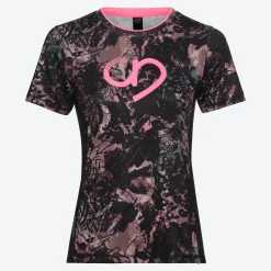 Damen NKD Damen-Funktions-T-Shirt mit Rundhalsausschnitt