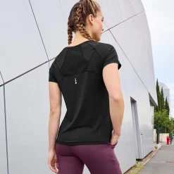 Damen NKD Damen-Funktions-T-Shirt mit Rundhals-Ausschnitt
