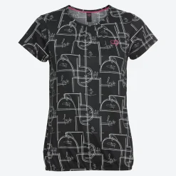 Damen NKD Damen-Funktions-T-Shirt mit Rundhalsausschnitt