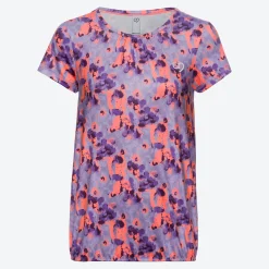 Damen NKD Damen-Funktions-T-Shirt mit Rundhalsausschnitt