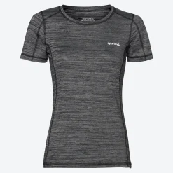 Damen NKD Damen-Funktions-T-Shirt mit Rundhalsausschnitt