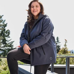 Damen NKD Damen-Jacke mit Bionic-Finish, große Größen