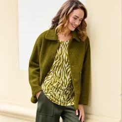 Damen NKD Damen-Jacke mit Curly-Optik