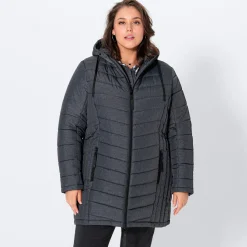 Damen NKD Damen-Jacke mit Kapuze, große Größen