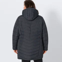 Damen NKD Damen-Jacke mit Kapuze, große Größen