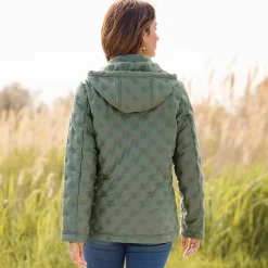 Damen NKD Damen-Jacke mit Prägemuster
