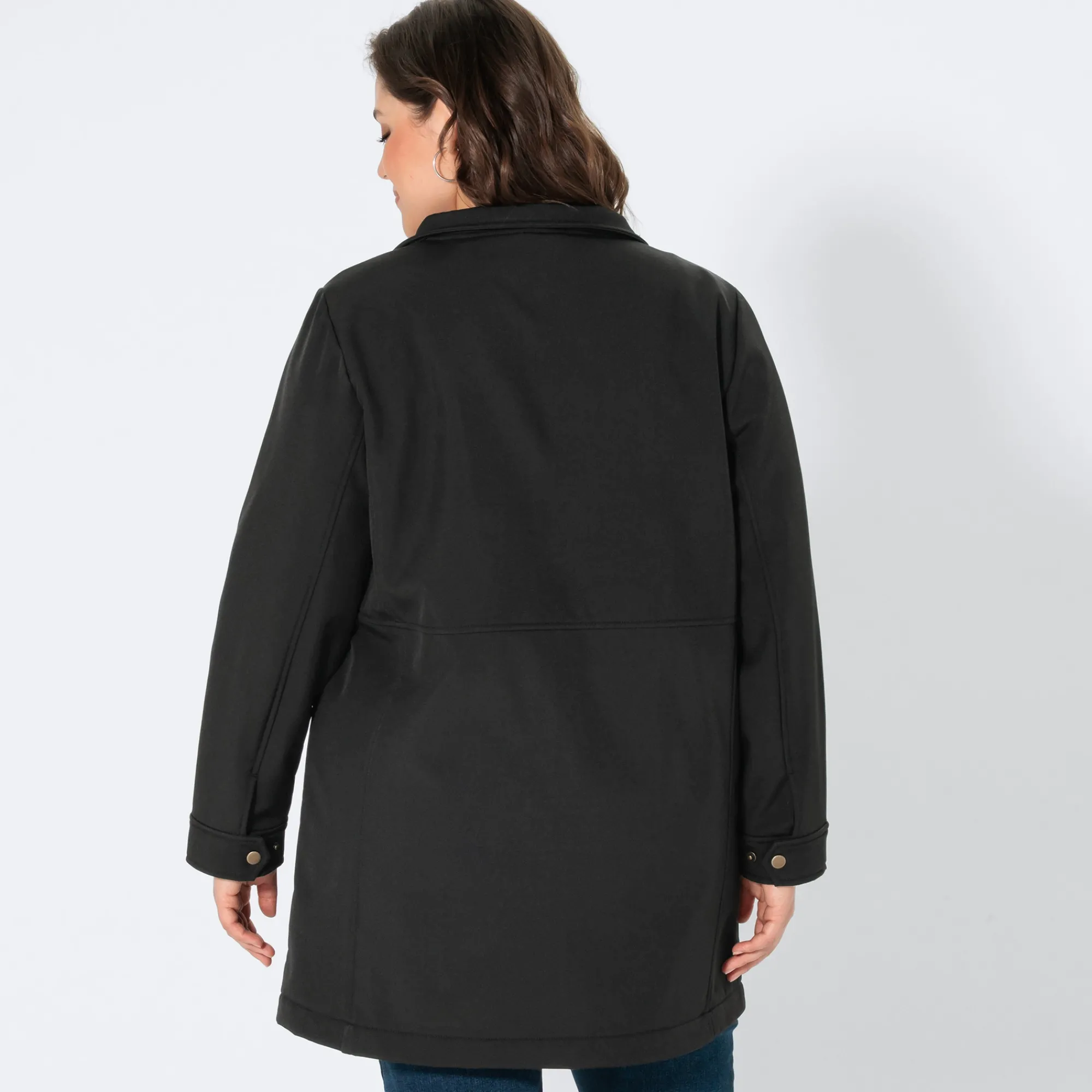 Damen NKD Damen-Jacke mit Stehkragen, große Größen