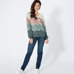 Damen NKD Damen-Jeans mit elastischem Bund