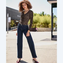 Damen NKD Damen-Jeans mit Kontrastnaht, -TOKIO