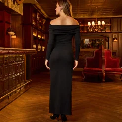 Damen NKD Damen-Kleid in schulterfreiem Design