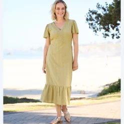Damen NKD Damen-Kleid mit Jacquard-Muster