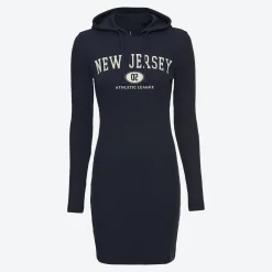 Damen NKD Damen-Kleid mit Kapuze